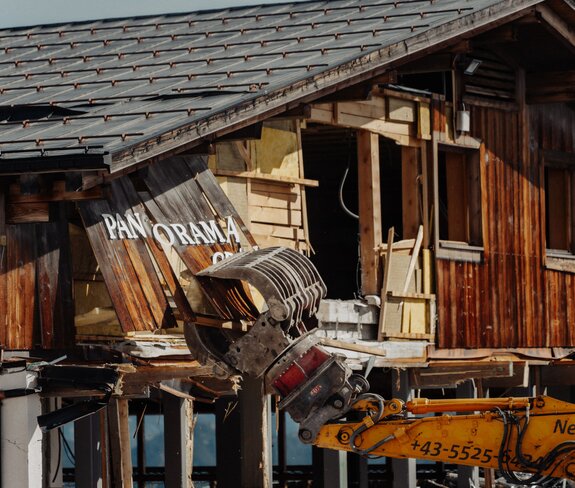Baustelle Bergrestaurant Grüneck Golm | © Golm Silvretta Lünersee Tourismus GmbH Bregenz, Philipp Schilcher