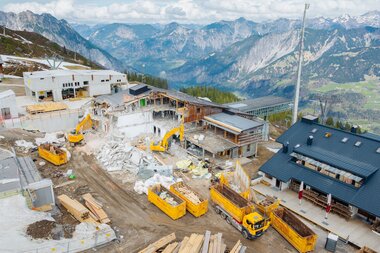Baustelle Bergrestaurant Grüneck Golm | © Golm Silvretta Lünersee Tourismus GmbH Bregenz, Philipp Schilcher