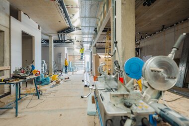 Baustelle Bergrestaurant Grüneck Golm | © Golm Silvretta Lünersee Tourismus GmbH Bregenz, Philipp Schilcher