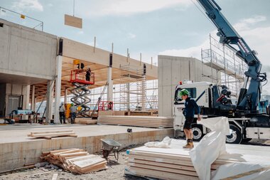 Baustelle Bergrestaurant Grüneck Golm | © Golm Silvretta Lünersee Tourismus GmbH Bregenz, Philipp Schilcher